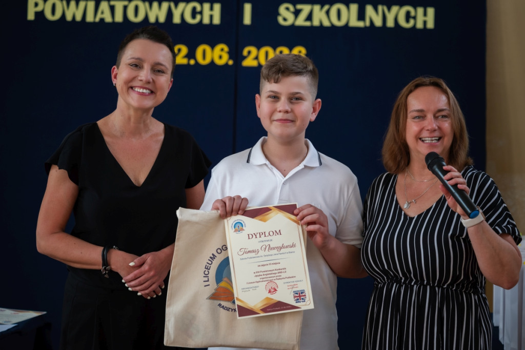 Gala konkursów powiatowych w I LO