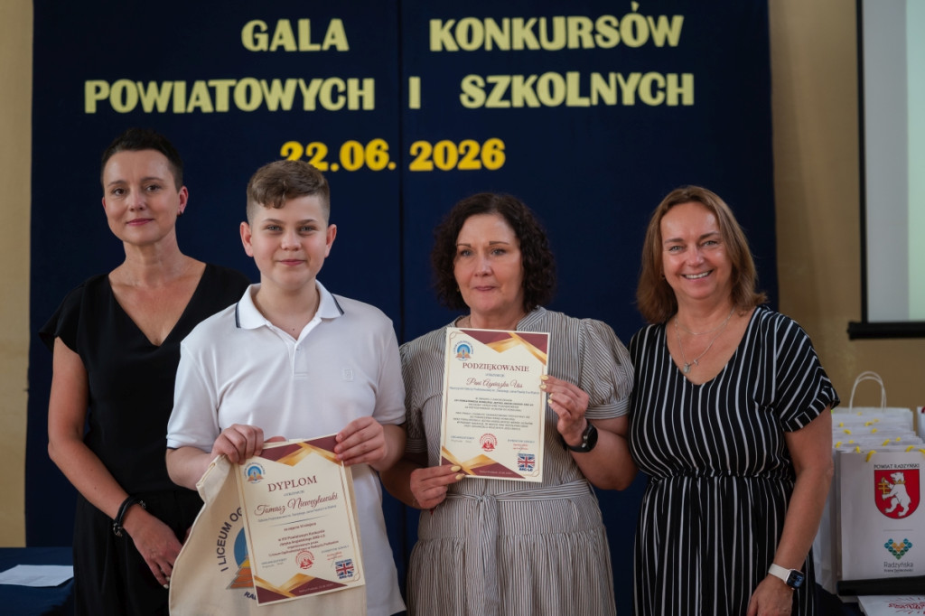 Gala konkursów powiatowych w I LO