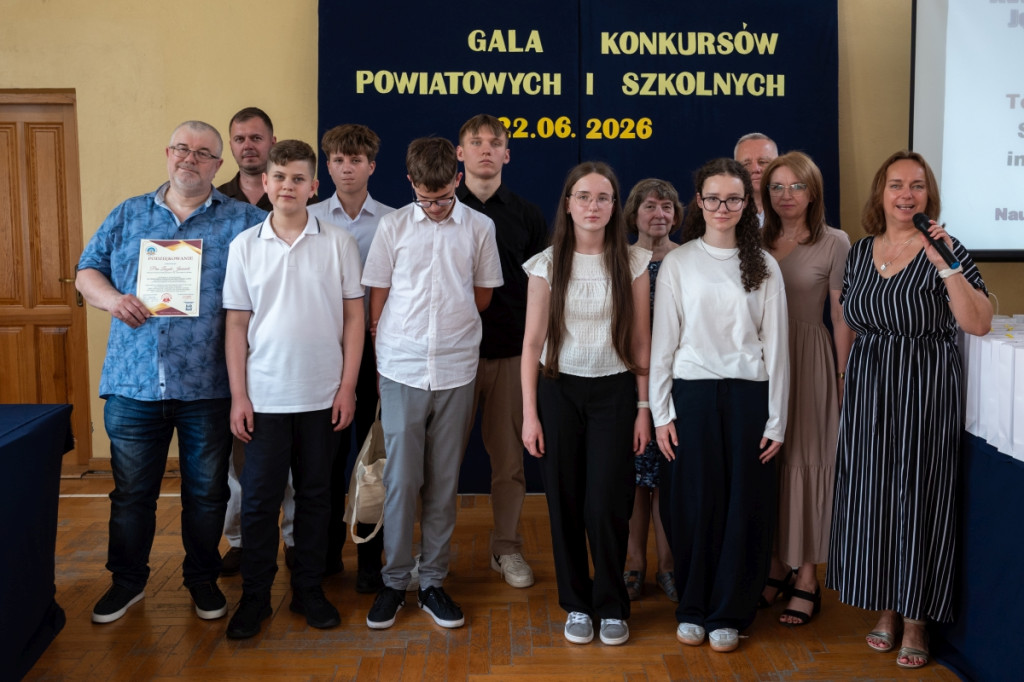Gala konkursów powiatowych w I LO