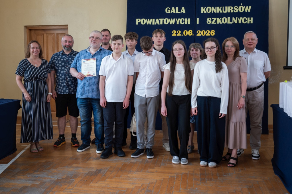 Gala konkursów powiatowych w I LO