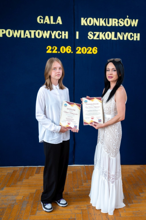 Gala konkursów powiatowych w I LO