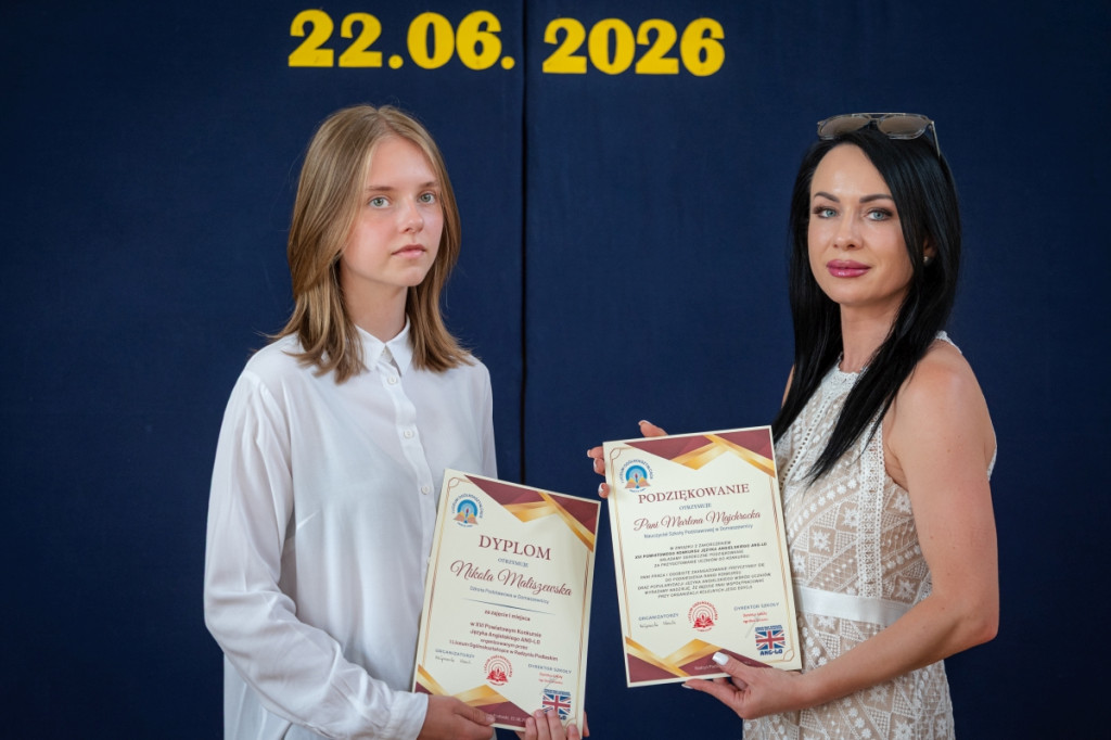 Gala konkursów powiatowych w I LO