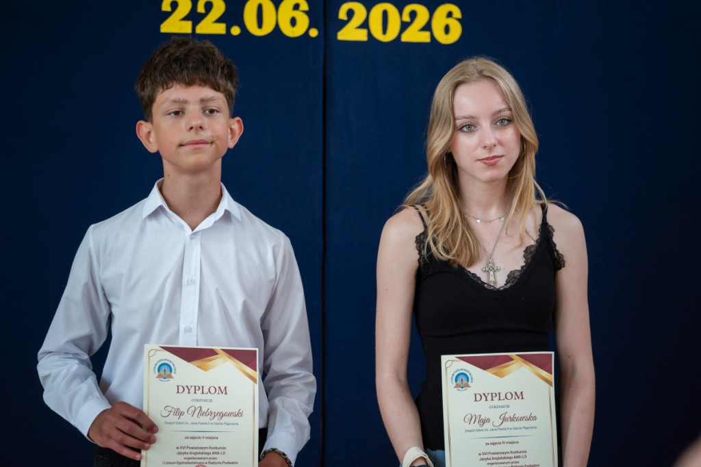 Gala konkursów powiatowych w I LO