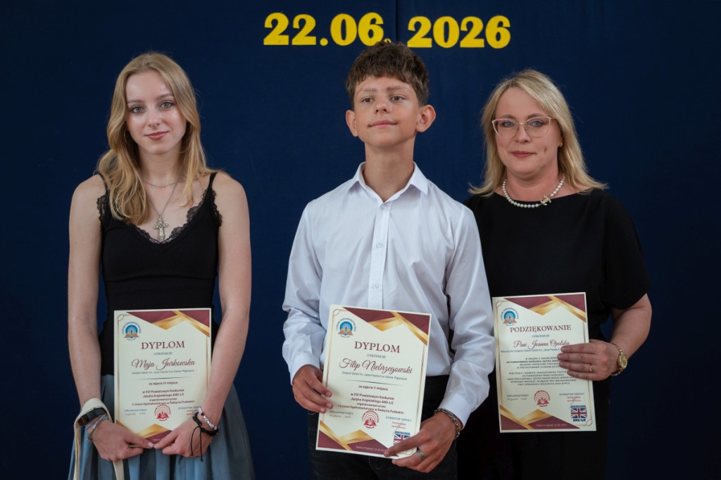 Gala konkursów powiatowych w I LO