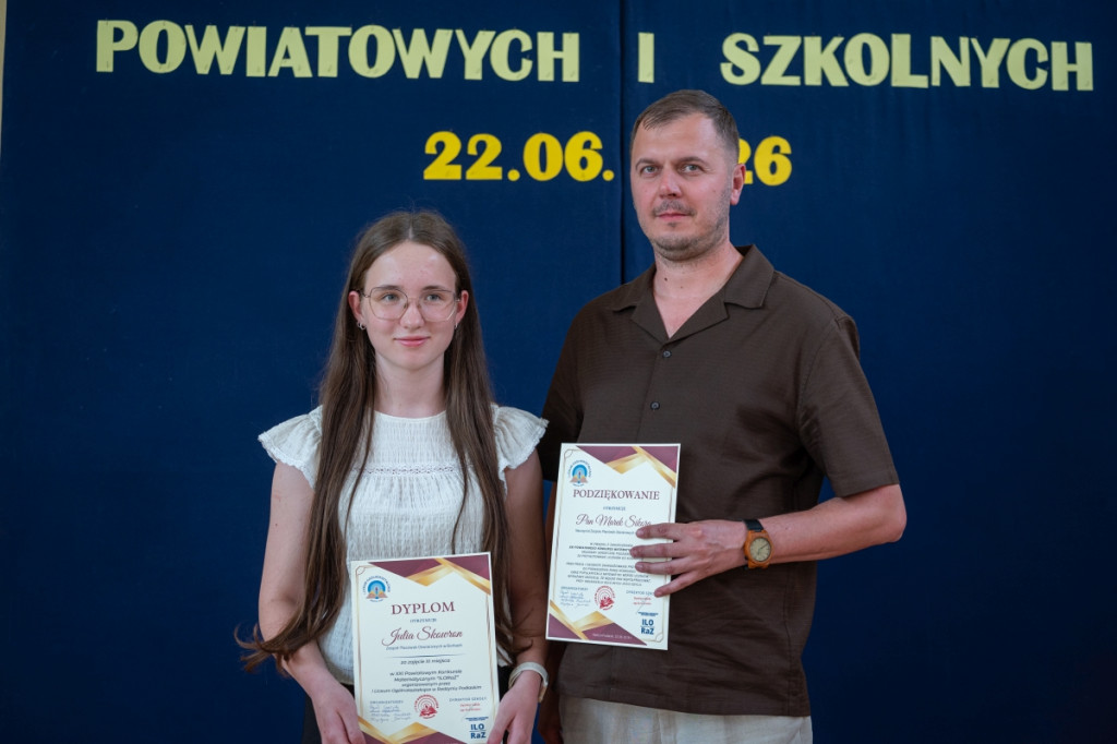 Gala konkursów powiatowych w I LO