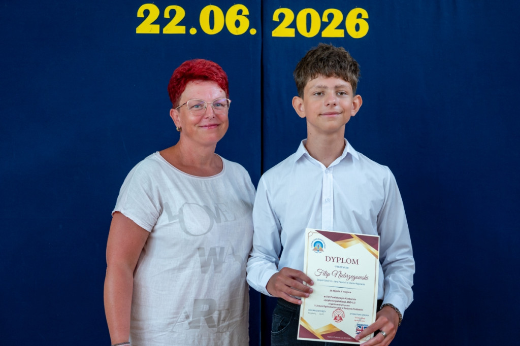 Gala konkursów powiatowych w I LO