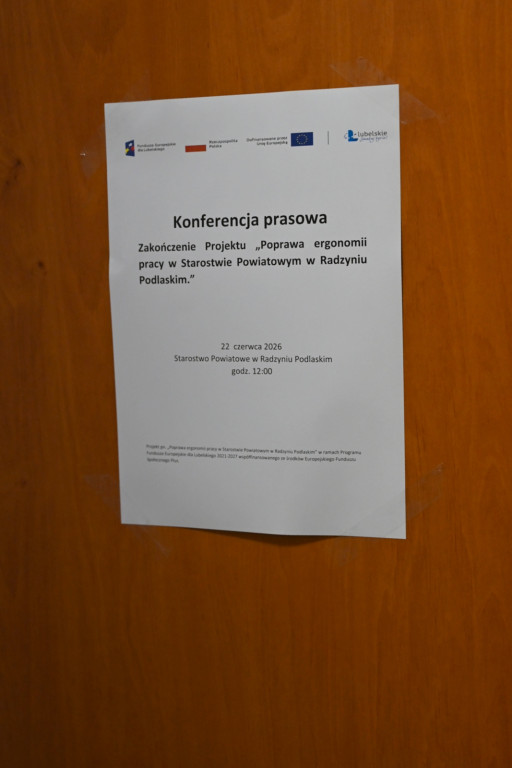 Konferencja w Starostwie podsumowująca projekt