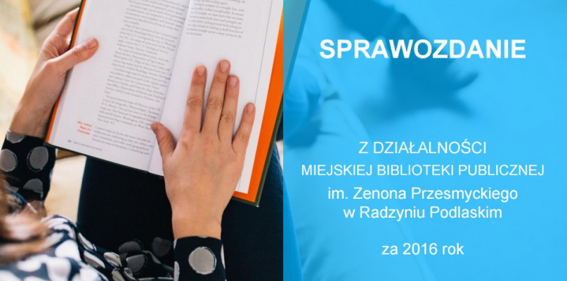Sprawozdanie z działalności MBP im. Zenona Przesmyckiego