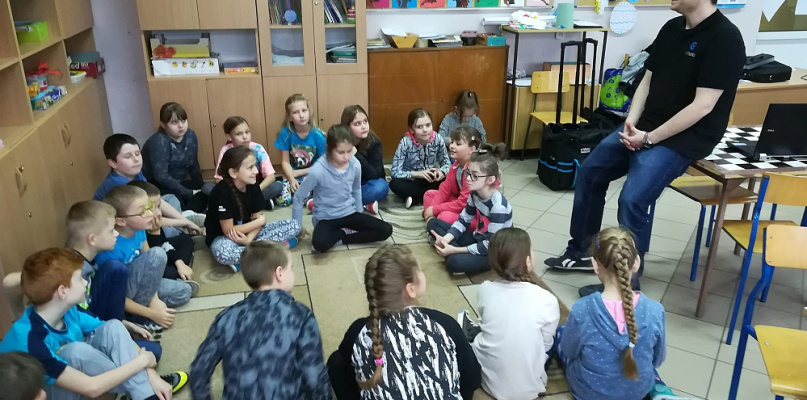 Warsztaty z robotyki i astronomii w Gminie Wohyń