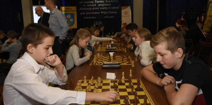 Turniej szachowy w Kąkolewnicy