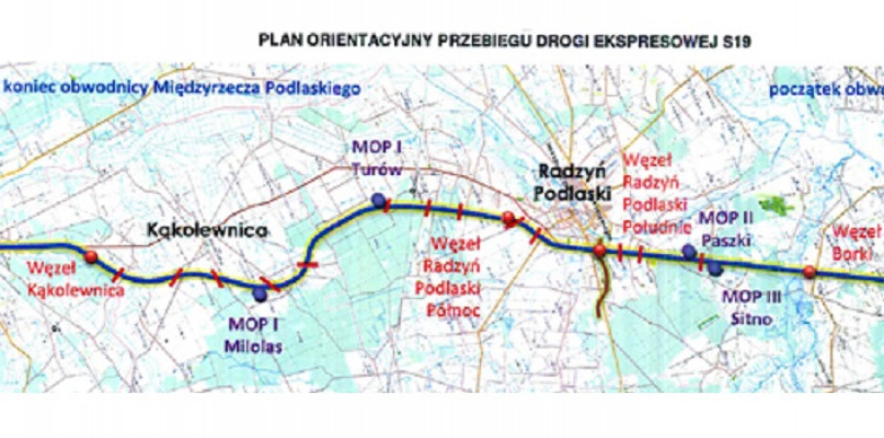 Rusza przetarg dotyczący trasy S19 przed i za Radzyniem