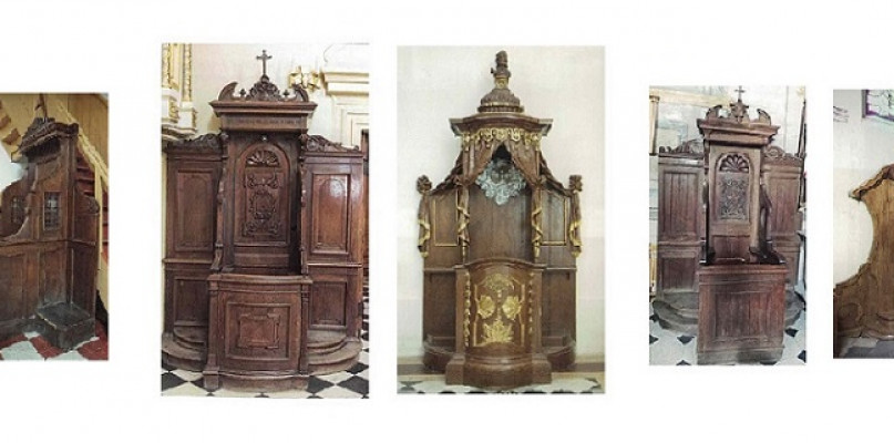 Zabytkowe konfesjonały w powiecie radzyńskim