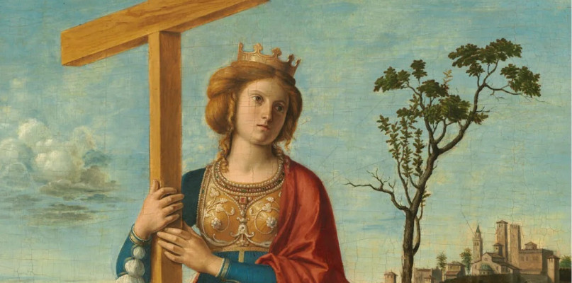 Święta Helena i pomnik w Kocku