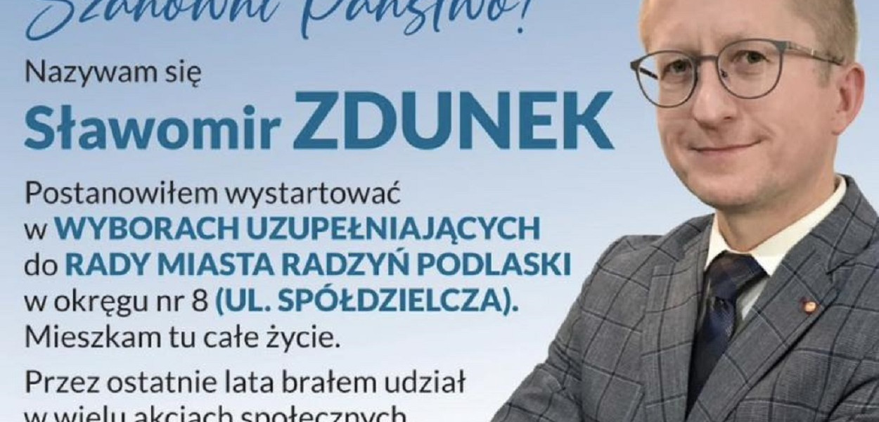 Sławomir Zdunek nowym radnym
