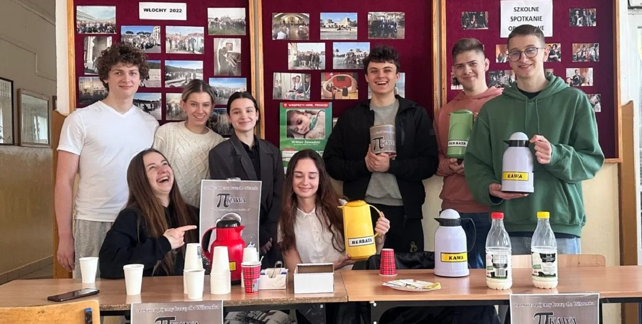 Akcja "Pi - kawa" w I LO w Radzyniu