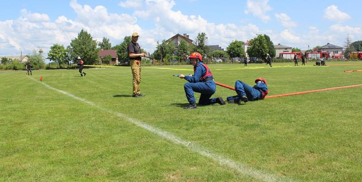 Powiatowe Zawody Sportowo-Pożarnicze w Radzyniu Podlaskim