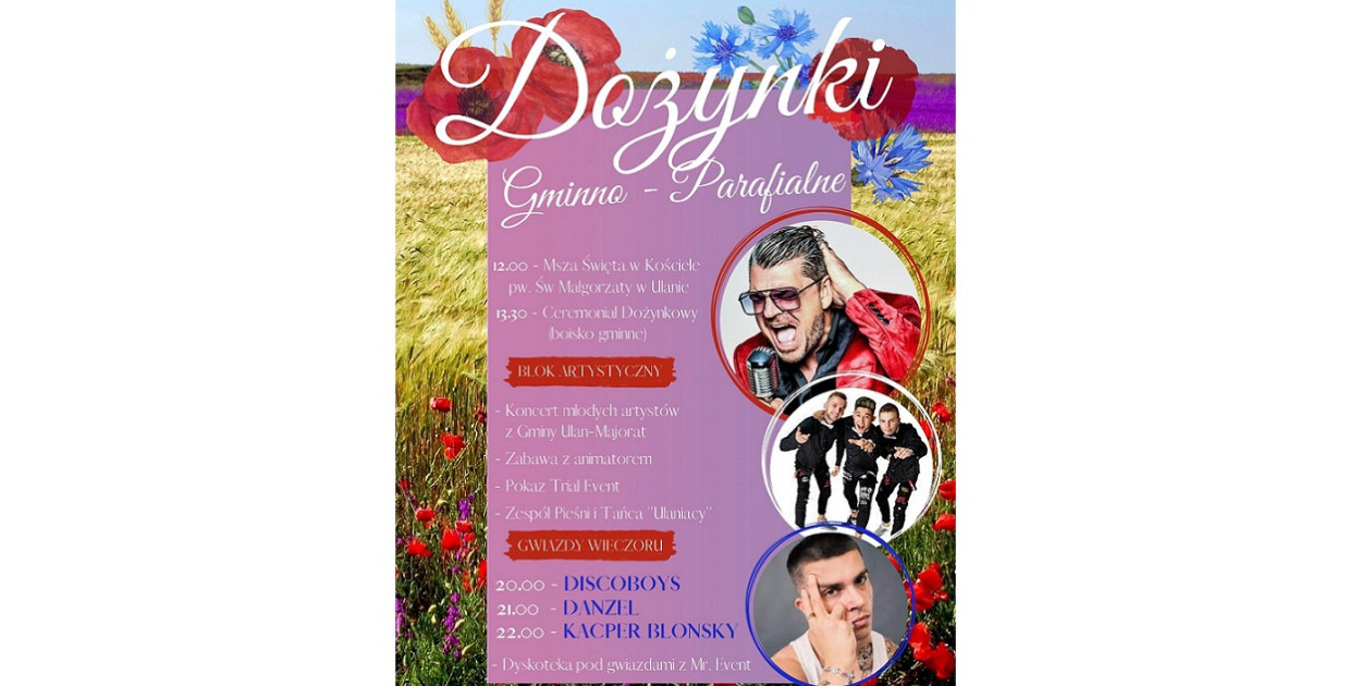 Dożynki w Ulanie-Majoracie - zapowiedź