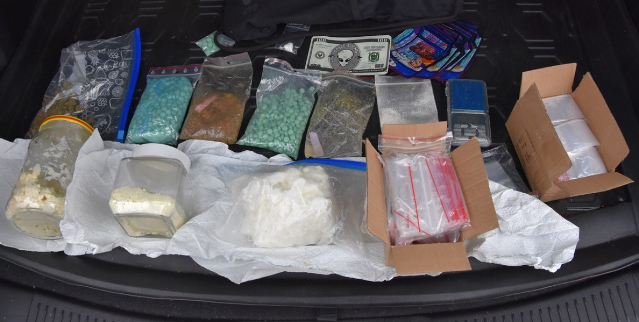 Kryminalni zabezpieczyli ponad 1,5 kg narkotyków