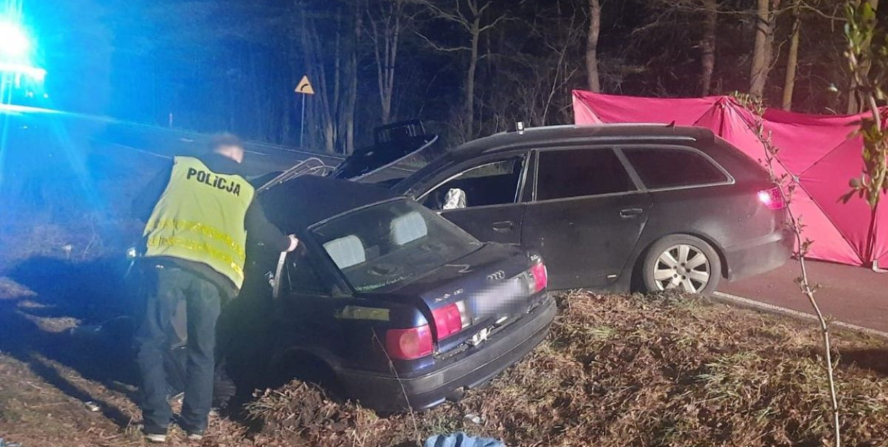 Śmiertelny wypadek w Dmininie