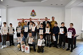 Powiatowe eliminacje turnieju wiedzy pożarniczej-11165