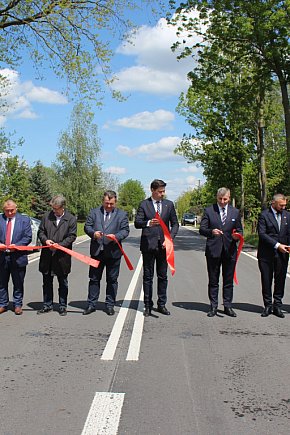 Otwarcie wyremontowanej drogi w Żeliźnie-12368