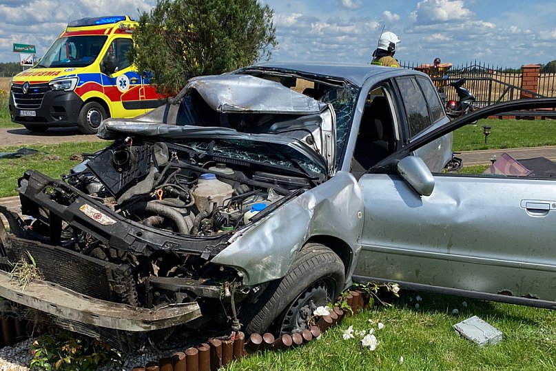 Wypadek w Komarówce Podlaskiej