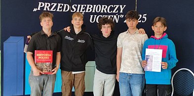 Uczeń z Domaszewnicy zwycięzcą konkursu "Przedsiębiorczy uczeń"-244535