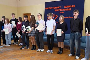Walentynkowy Konkurs Recytatorski w I LO