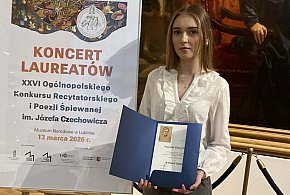 Uczennica I LO laureatką konkursu recytatorskiego