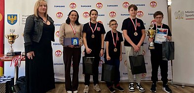 Szachiści z "Dwójki" z brązowym medalem na Mistrzostwach Polski