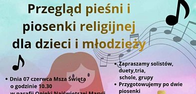Przegląd pieśni religijnej w Przegalinach Dużych - zapowiedź