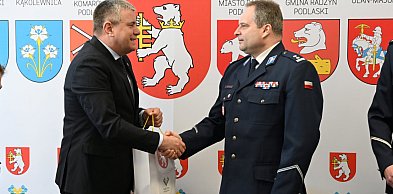 Oficjalne powitanie nowego komendanta policji