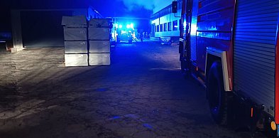 Pożar w Radzyniu na ul. Budowlanych