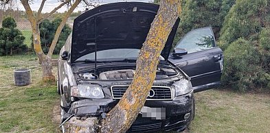 Wypadek pijanego kierowcy w Tchórzewie