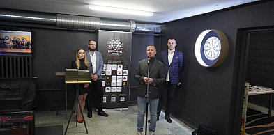 Oficjalne otwarcie siedziby klubu darterskiego w Radzyniu