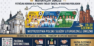 Zbiórka na wyjazd na turniej piłkarski dla ministrantów