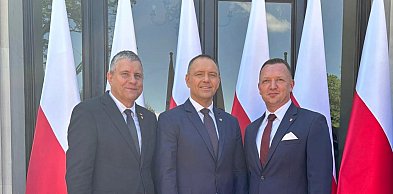 Władze powiatu radzyńskiego w pałacu prezydenckim