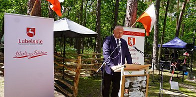 Wystąpienie Leszka Kokoszkiewicza z uroczystości w lesie Baran