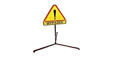 Wypadek ciężarówki w Paszkach Dużych