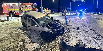 Wymuszenie pierwszeństwa na drodze krajowej w Bojanówce