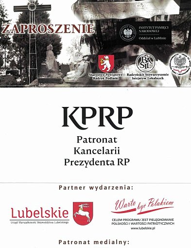 Uroczystość patriotyczna w lesie Baran 14 VI - zapowiedź