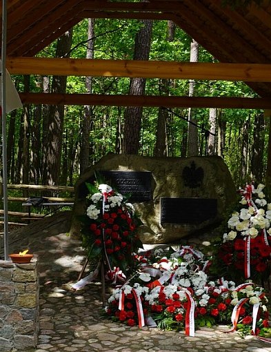 Ogólnopolska uroczystość w lesie Baran a samorządy powiatu radzyńskiego