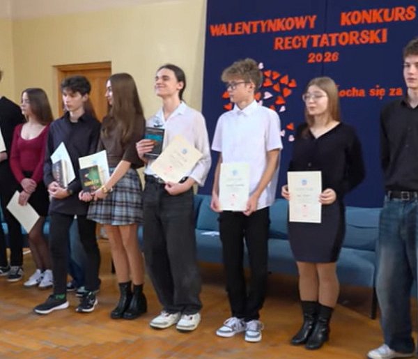 Walentynkowy Konkurs Recytatorski w I LO