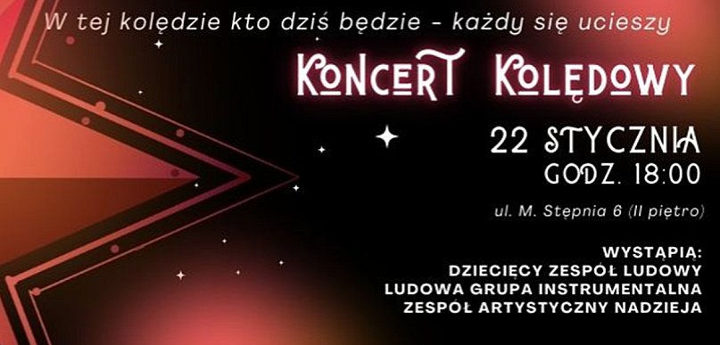 Koncert kolęd w Kocku - zapowiedź