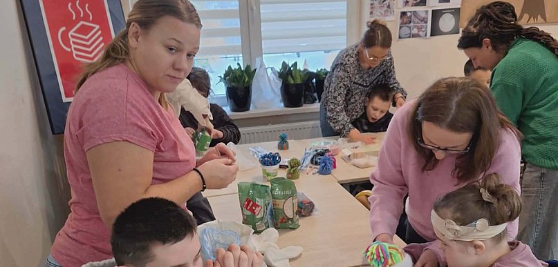 Zajęcia "Bezpieczna zima" dla uczniów SOSW