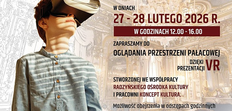 Zwiedzanie pałacu w goglach VR - zapowiedź