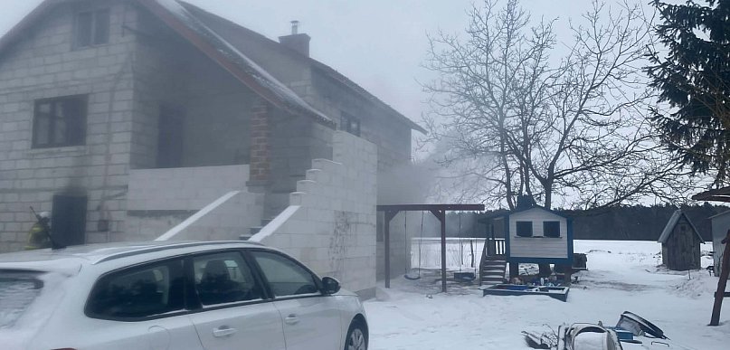 Pożar w Przegalinach Małych