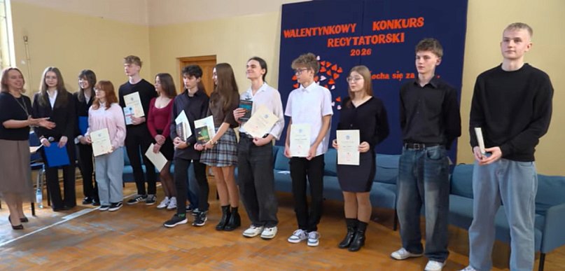 Walentynkowy Konkurs Recytatorski w I LO