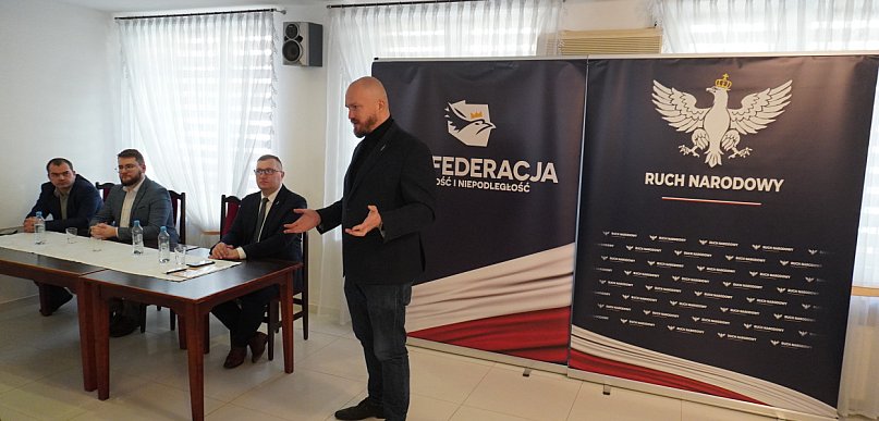 Spotkanie z przedstawicielami Konfederacji w Radzyniu