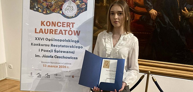 Uczennica I LO laureatką konkursu recytatorskiego